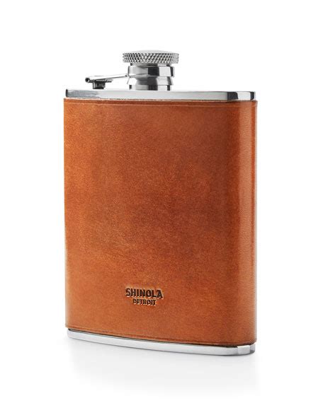 shinola hip flasks